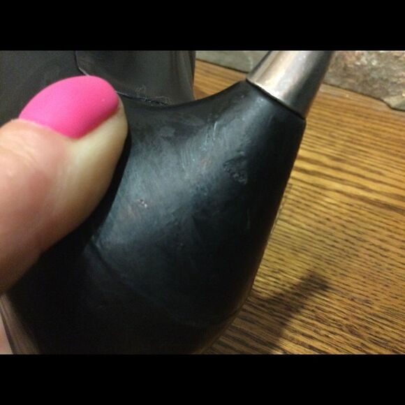 CELINE Black shoes with a small metal heel - Picture 6 of 7